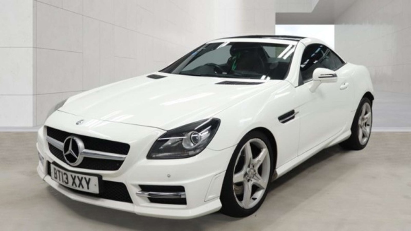 2013 Mercedes-Benz Slk 2.1 Slk 250 Amg Sport Cdi Blueefficiency Auto 2dr in White — image 1