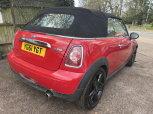 2011 MINI Convertible 1.6 Cooper Convertible in Red — image 4