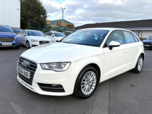 2014 Audi A3 1.6 Tdi Se Technik Sportback Euro 6 (s/s) 5dr in White — image 3