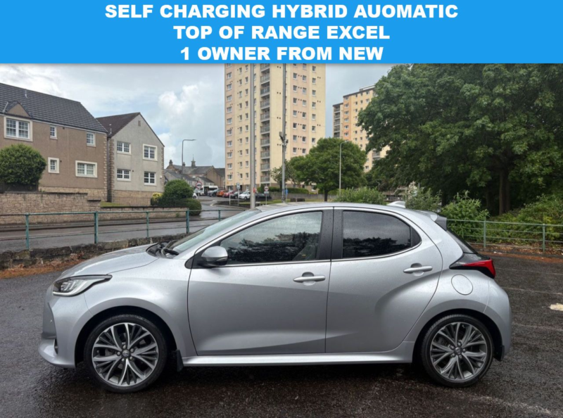 2023 Toyota Yaris 1.5 Vvt-H Excel Hatchback 5dr Petrol Hybrid E-CVT Euro 6 (s/s) (116 Ps) in Silver — image 1