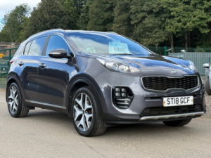 2018 Kia Sportage 1.7 Crdi Gt-Line SUV 5dr Diesel Manual Euro 6 (s/s) (114 Bhp) in Silver — image 3