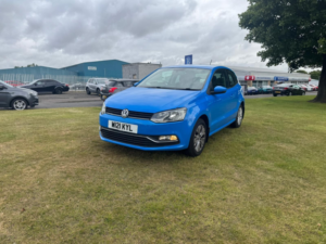 2014 Volkswagen Polo 1.0 Bluemotion Tech Se Hatchback 3dr Petrol Manual Euro 6 (s/s) (60 Ps) in Blue — image 2