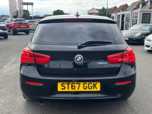 2017 BMW 1 Series 2.0 118d Sport Hatchback 5dr Diesel Manual Euro 6 (s/s) (150 Ps) in Black — image 5