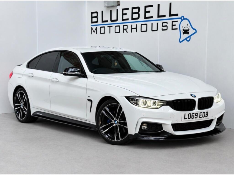 2019 BMW 4 Series Gran Coupe 2.0 420d M Sport Auto Euro 6 (s/s) 5dr in White — image 1