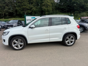 2015 Volkswagen Tiguan 2.0 Tdi Bluemotion Tech R-Line SUV 5dr Diesel DSG 4WD Euro 5 (s/s) (nav) (177 Ps) in White — image 3