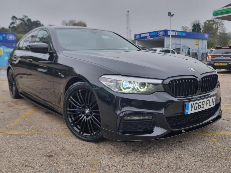 2019 BMW 5 Series 2.0 520d Mht M Sport Auto Xdrive Euro 6 (s/s) 4dr in Black — image 1