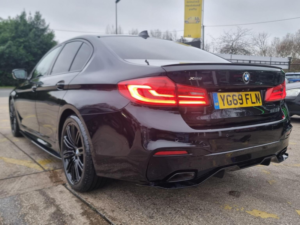 2019 BMW 5 Series 2.0 520d Mht M Sport Auto Xdrive Euro 6 (s/s) 4dr in Black — image 5