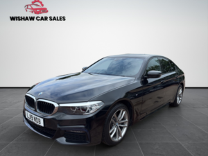 2019 BMW 5 Series 2.0 520i M Sport Saloon in Black — image 2