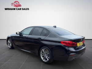 2019 BMW 5 Series 2.0 520i M Sport Saloon in Black — image 5