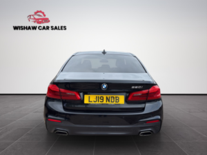 2019 BMW 5 Series 2.0 520i M Sport Saloon in Black — image 6