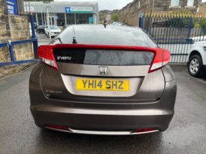 2014 Honda Civic 1.8 I-Vtec Ex Gt Euro 5 (s/s) 5dr in Brown — image 5