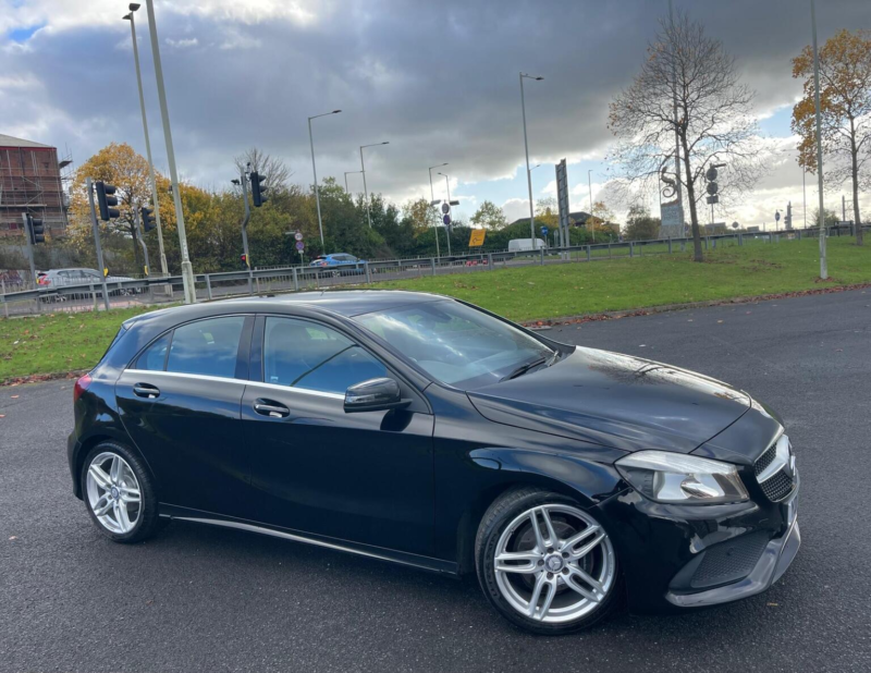 2017 Mercedes-Benz A Class 1.6 A160 Amg Line Euro 6 (s/s) 5dr in Black — image 1