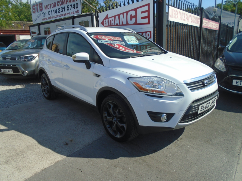 2012 Ford Kuga 2.0 Tdci Titanium SUV 5dr Diesel Manual AWD Euro 5 (163 Ps) in White — image 1