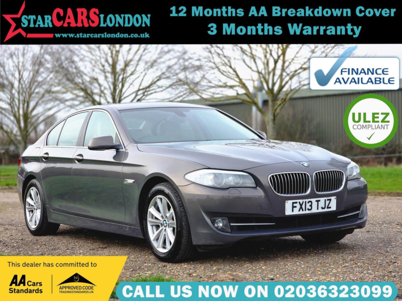2013 BMW 5 Series 2.0 528i Se Auto Euro 5 (s/s) 4dr in Beige — image 1