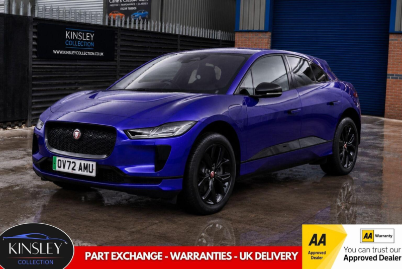 2022 Jaguar I-Pace 400 90kwh Black Auto 4WD 5dr in Blue — image 1