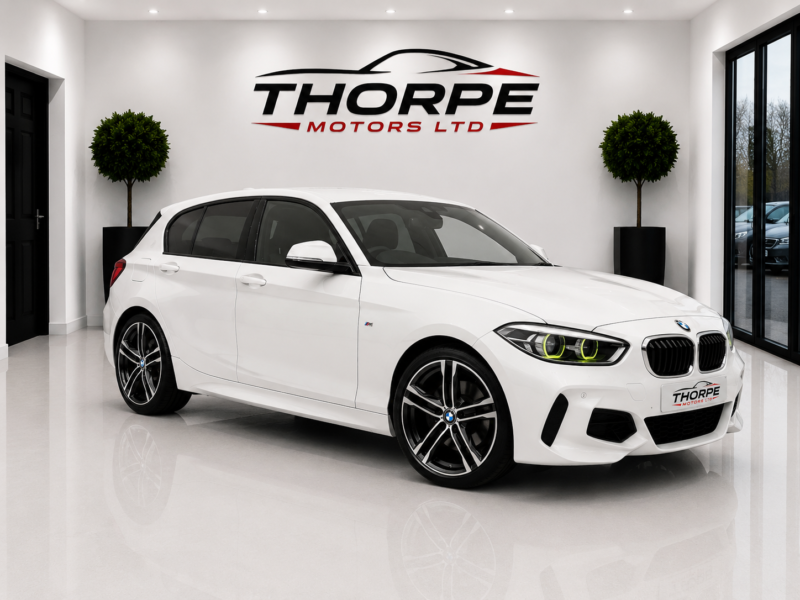 2020 BMW 1 Series 2.0 118d M Sport in White — image 1