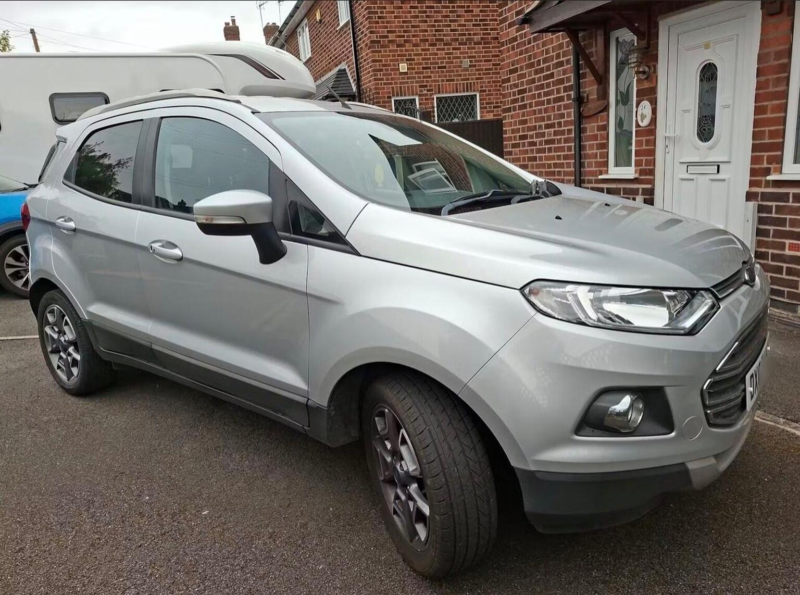 2017 Ford Ecosport 1.0t Ecoboost Titanium 2WD Euro 6 (s/s) 5dr in Silver — image 1