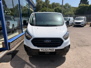 2022 Ford Transit Custom 2.0 320 Ecoblue Leader Panel Van 5dr Diesel Manual L1 H1 Euro 6 105 Ps in White — image 2