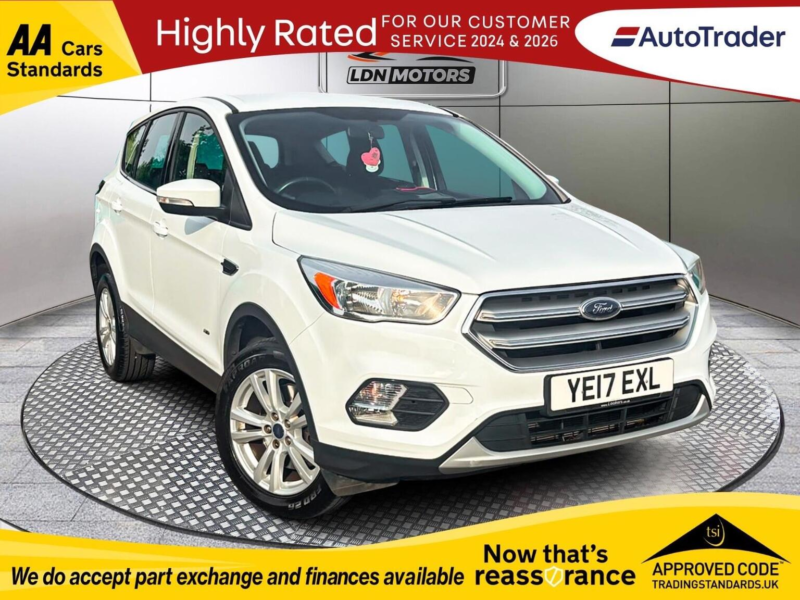 2017 Ford Kuga 1.5t Ecoboost Zetec Auto AWD Euro 6 (s/s) 5dr in White — image 1