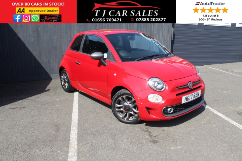 2017 Fiat 500 1.2 500 My16 1.2 69hp S My16 in Red — image 1