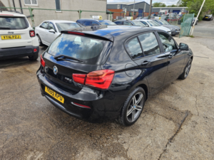 2015 BMW 1 Series 2.0 118d Sport 5-Door in Black — image 6