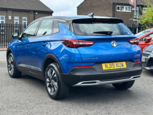 2019 Vauxhall Grandland X 1.2 Turbo Gpf Sport Nav SUV 5dr Petrol Manual Euro 6 (s/s) (130 Ps) in Blue — image 3