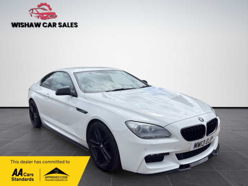 2013 BMW 6 Series 3.0 640d M Sport Coupe in White — image 1