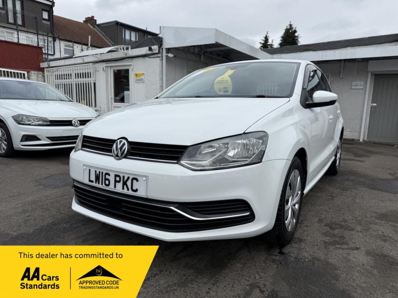 2016 Volkswagen Polo 1.2 Tsi Blue Motion Verified Miles Fresh Importfinance Avb in White — image 1