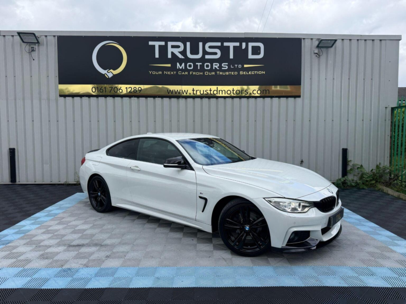 2014 BMW 4 Series 2.0 420d M Sport Auto Euro 6 (s/s) 2dr in White — image 1