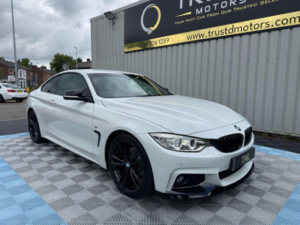 2014 BMW 4 Series 2.0 420d M Sport Auto Euro 6 (s/s) 2dr in White — image 3