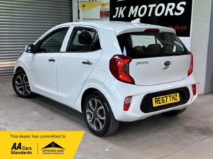 2018 Kia Picanto 1.25 3 Auto Euro 6 5dr in White — image 3
