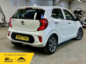 2018 Kia Picanto 1.25 3 Auto Euro 6 5dr in White — image 4