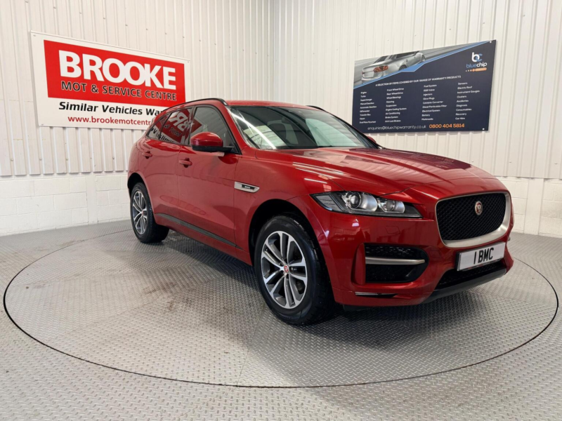 2017 Jaguar F-Pace 2.0 D180 R-Sport Auto AWD Euro 6 (s/s) 5dr in Red — image 1