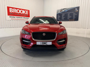 2017 Jaguar F-Pace 2.0 D180 R-Sport Auto AWD Euro 6 (s/s) 5dr in Red — image 3