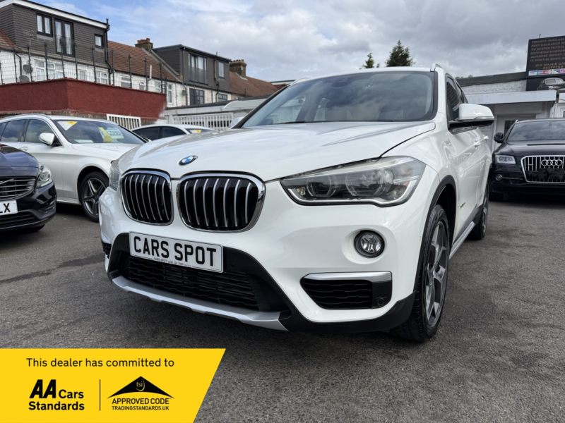 2017 BMW X1 2.0i X Drive Xline Leather Seats Verified Miles Fresh Import Finance Avb in White — image 1