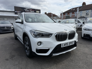 2017 BMW X1 2.0i X Drive Xline Leather Seats Verified Miles Fresh Import Finance Avb in White — image 2