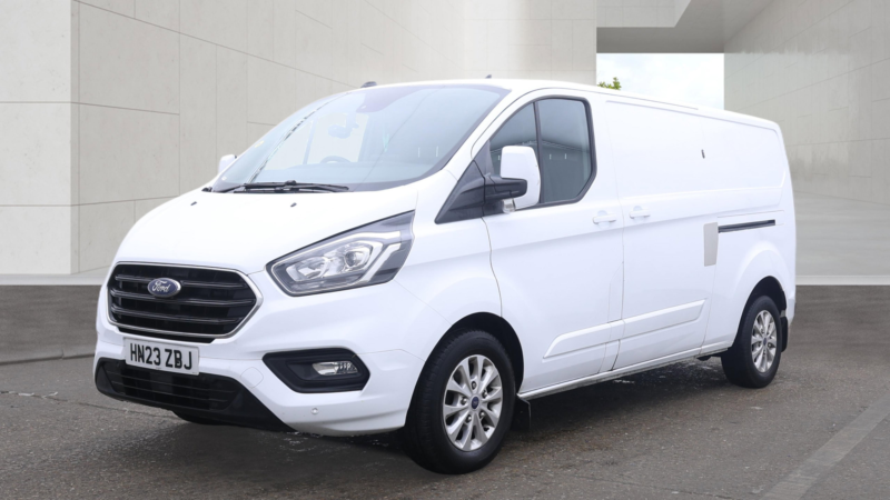 2023 Ford Transit Custom 2.0 300 Ecoblue Limited Panel Van 5dr Diesel Manual L2 H1 Euro 6 130 Ps in White — image 1