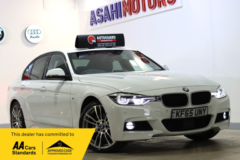 2015 BMW 3 Series 2.0 320i M Sport Auto Euro 6 (s/s) 4dr in White — image 1