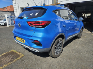 2022 MG MG Zs 1.5 Vti-Tech Exclusive SUV 5dr Petrol Manual Euro 6 (s/s) (106 Ps) in Blue — image 4