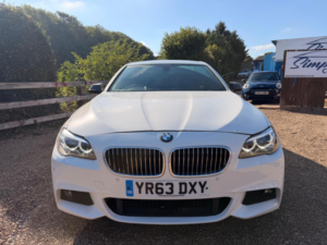 2013 BMW 5 Series 2.0 520d M Sport Auto Euro 6 (s/s) 4dr in White — image 4