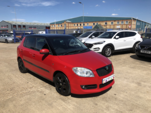 2009 Skoda Fabia 1.4 Tdi Pure Drive Sport in Red — image 2