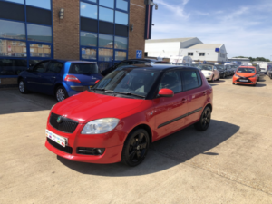 2009 Skoda Fabia 1.4 Tdi Pure Drive Sport in Red — image 4