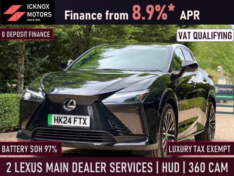 2024 Lexus Rz 450e 71.4kwh Takumi Auto Direct4 5dr in Black — image 1