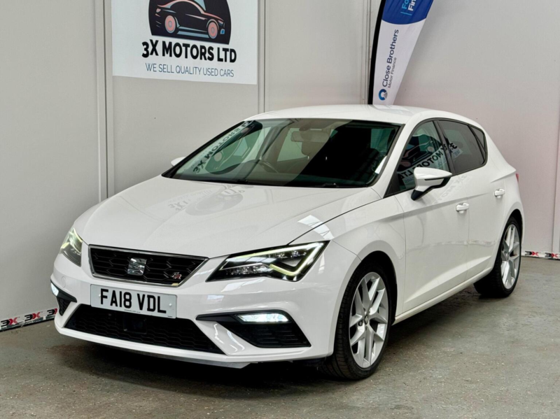 2018 SEAT Leon 1.4 Tsi Fr Technology Euro 6 (s/s) 5dr in White — image 1
