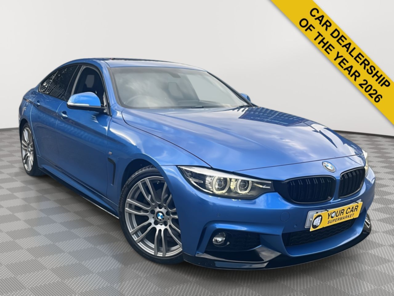 2018 BMW 4 Series Gran Coupe 2.0 430i M Sport Hatchback 5dr Petrol Auto Euro 6 (s/s) (252 Ps) in Blue — image 1