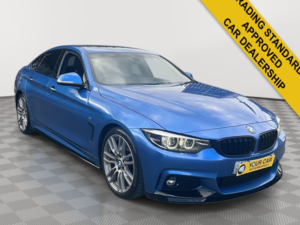 2018 BMW 4 Series Gran Coupe 2.0 430i M Sport Hatchback 5dr Petrol Auto Euro 6 (s/s) (252 Ps) in Blue — image 2