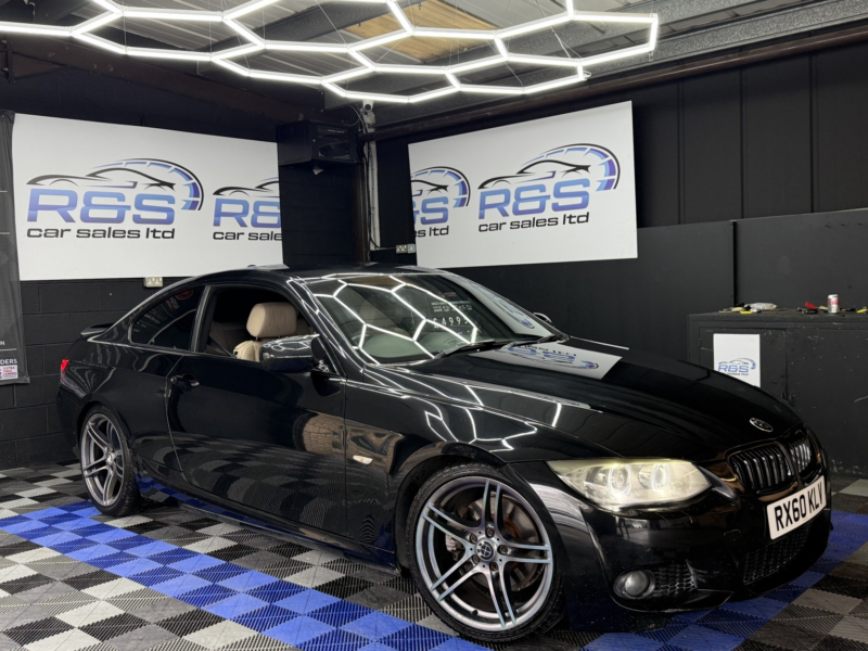 2010 BMW 3 Series 3.0 325d M Sport Coupe in Black — image 1