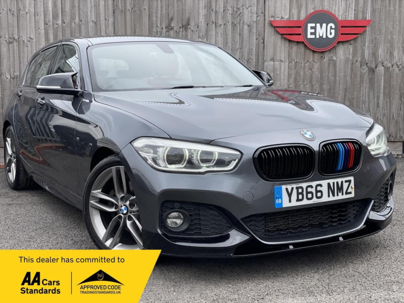 2016 BMW 1 Series 2.0 125d M Sport Auto Euro 6 (s/s) 5dr in Grey — image 1