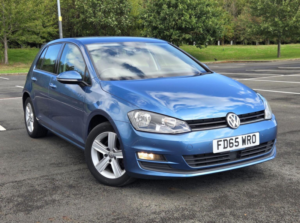 2015 Volkswagen Golf 1.6 Tdi Bluemotion Tech Match Euro 6 (s/s) 5dr in Blue — image 3
