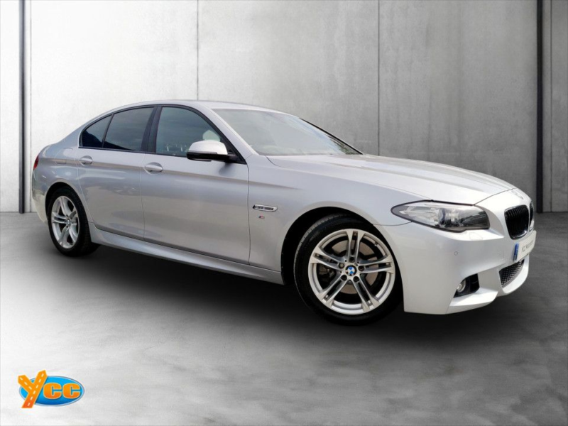 2016 BMW 5 Series 2.0 520d M Sport Saloon 4dr Diesel Auto Euro 6 (s/s) (190 Ps) in Silver — image 1